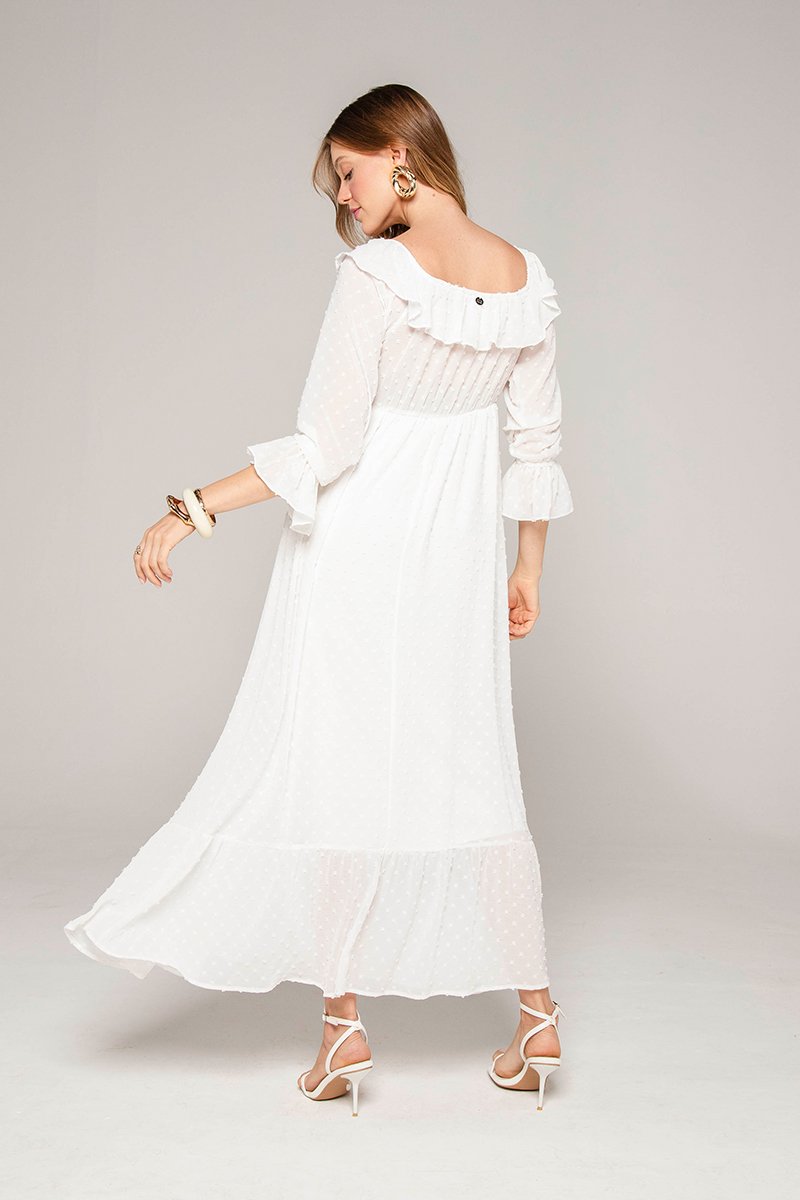 ☆フォクシー The Pippa Dress 42874ワンピースホワイト38☆ FOXEY - FOXEY 22年製 THE PIPPA DRESS ワンピース 42874の通販 by