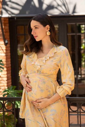 Vestido Longo Vestido Midi Gravida Vestido Gestante Amamentação