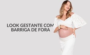 blog look gestante com barriga de fora