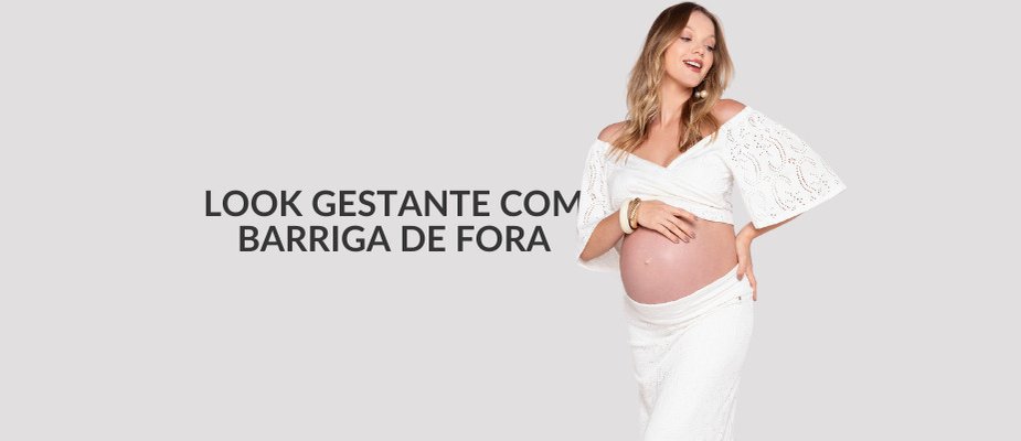 Look de gestante com a barriga de fora: estilo e conforto