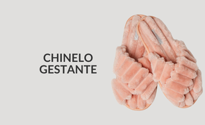 chinelo gestante