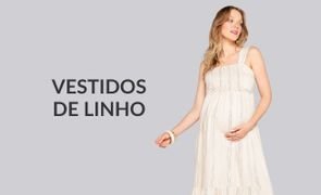 vestidos de linho gestante