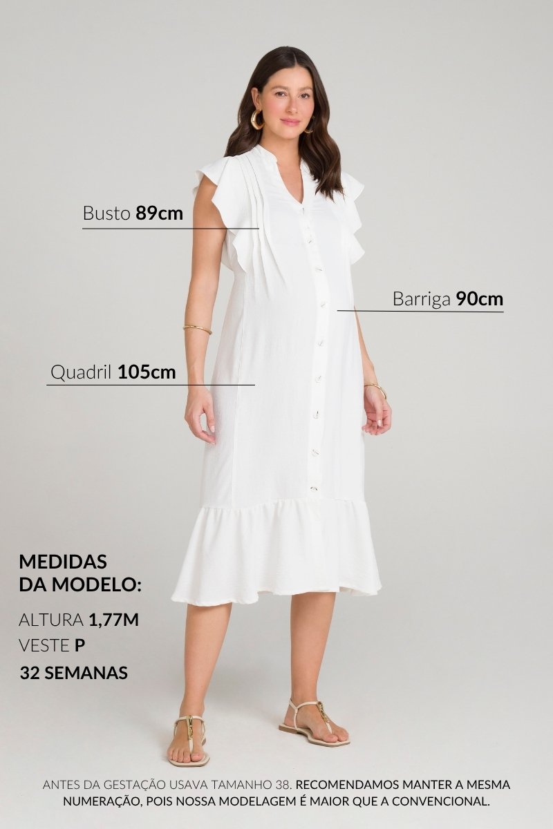 Vestido Midi Detalhes Special - Emma Fiorezi