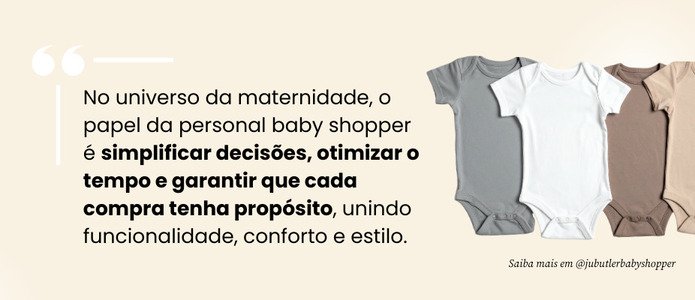 imagem com bodys em cores neutra e mensagem