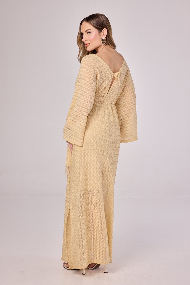 Vestido Longo Tricô Delicato