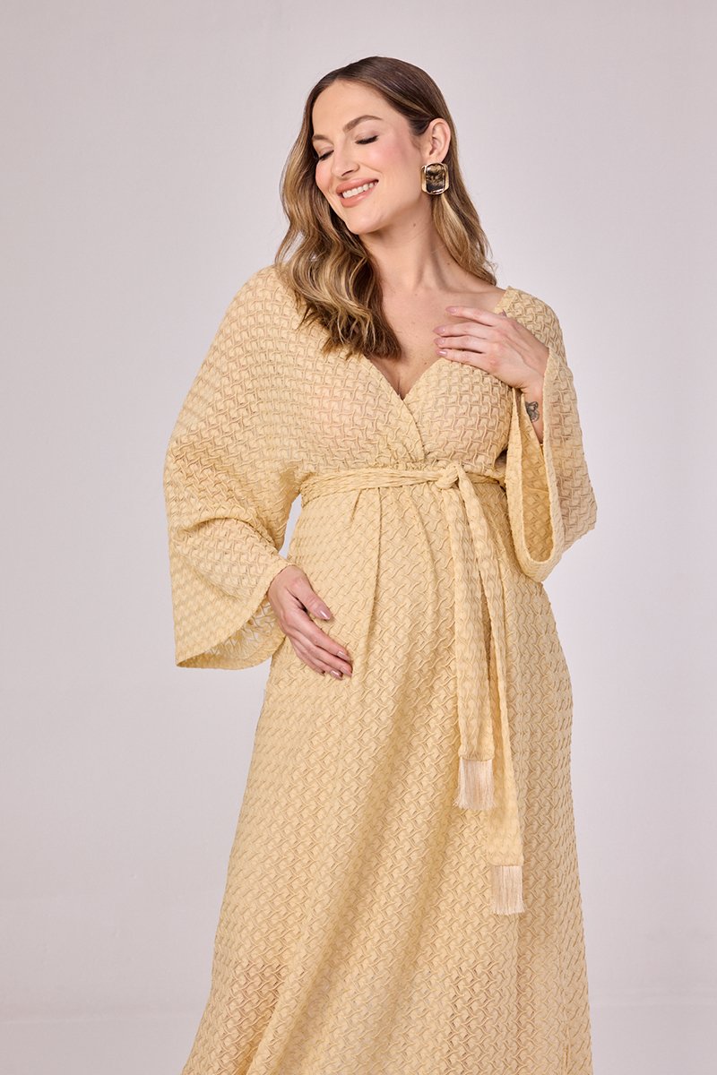 Vestido Longo Tricô Delicato