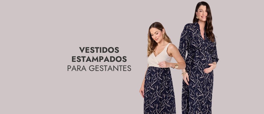 Vestidos estampados para gestantes: escolhas que valorizam seu corpo e conforto