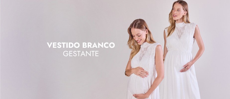 Vestido branco para gestante: modelos e dicas de estilo